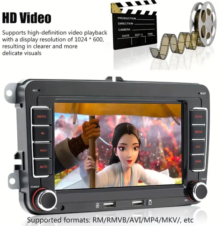 OMS VW 7 Inch Double Din Touchscreen Radio
