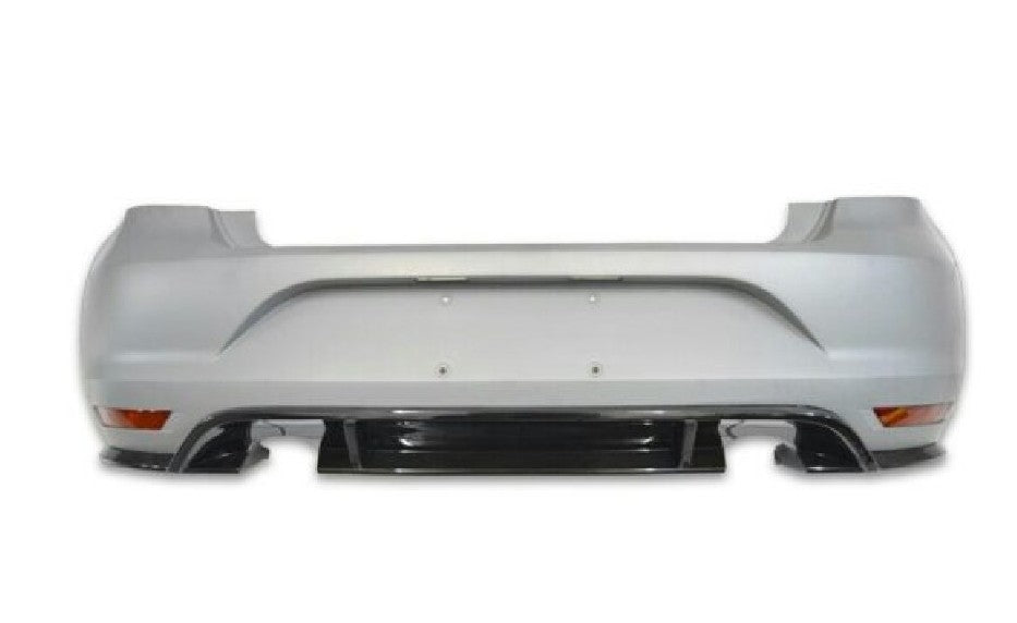 Vw Polo 6 WRC Style Rear Bumper Split Exhaust