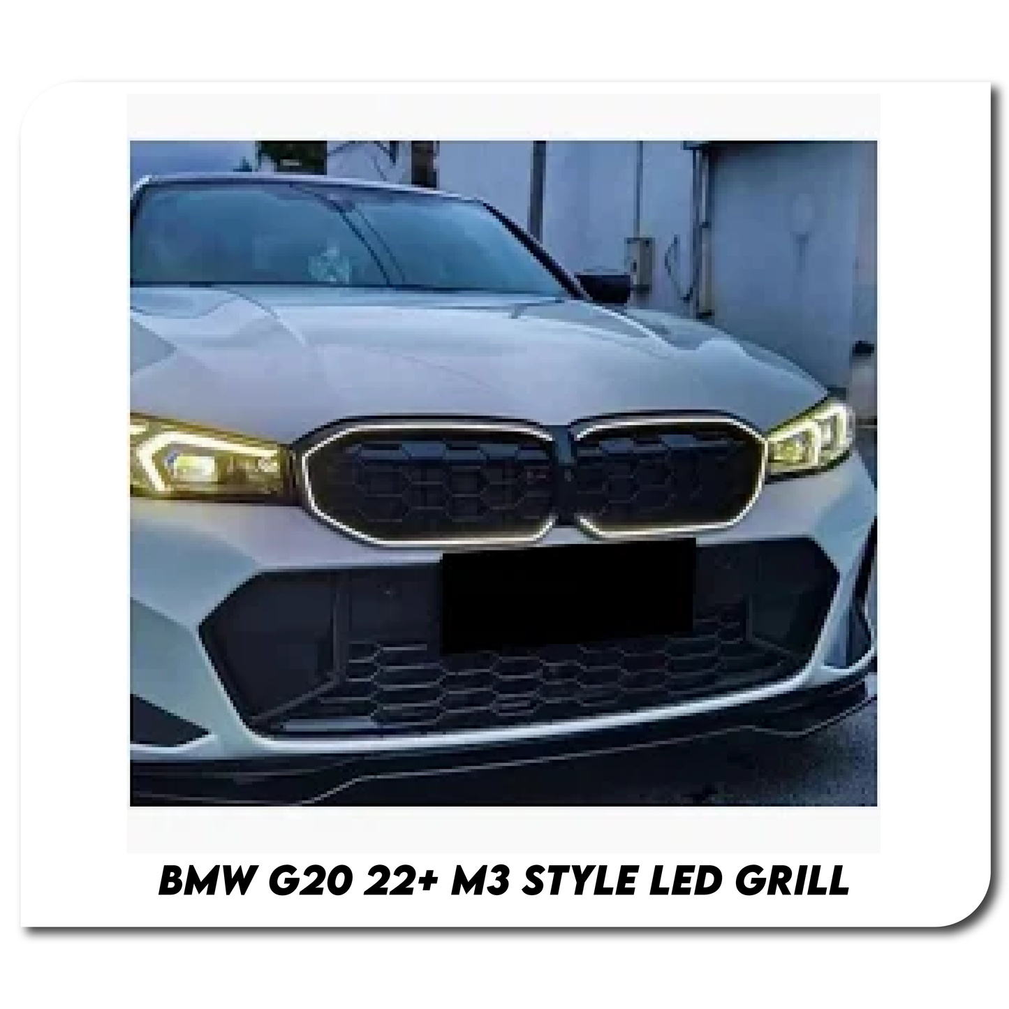 BMW G20 22+ M3 Style LED Light up Grill