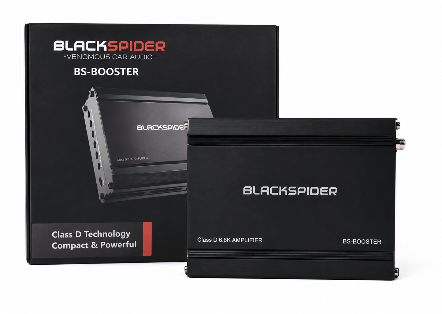 BlackSpider BS-BOOSTER 1200W Plug & Play DSP Amplifie