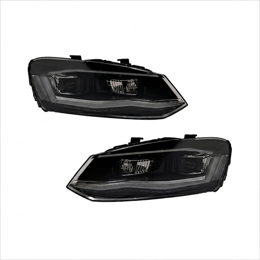 Vw Polo 8 AW 2018+ R Line Headlights Black Line