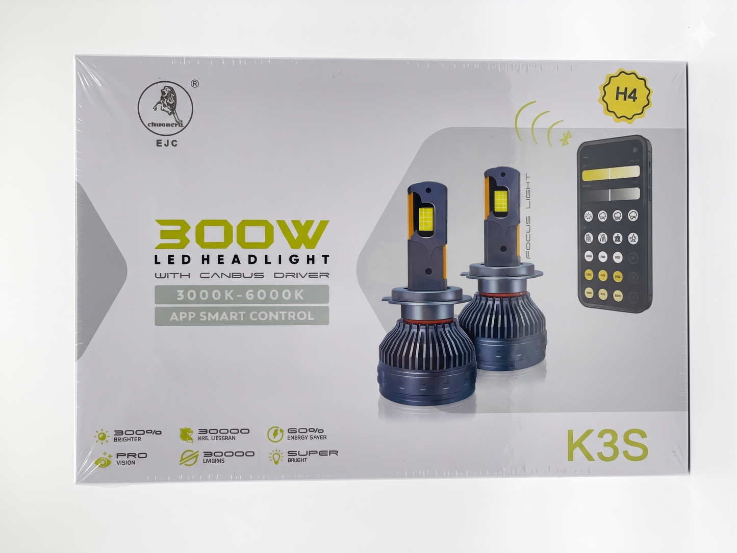 H4 K3S App Controlled LED – 300W