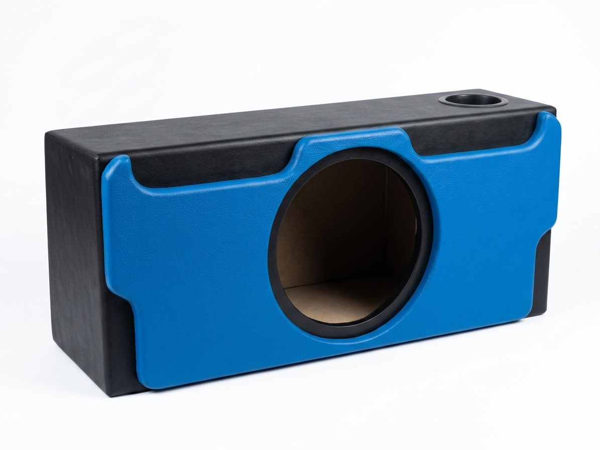 VW Polo 6 Subwoofer Box Blue