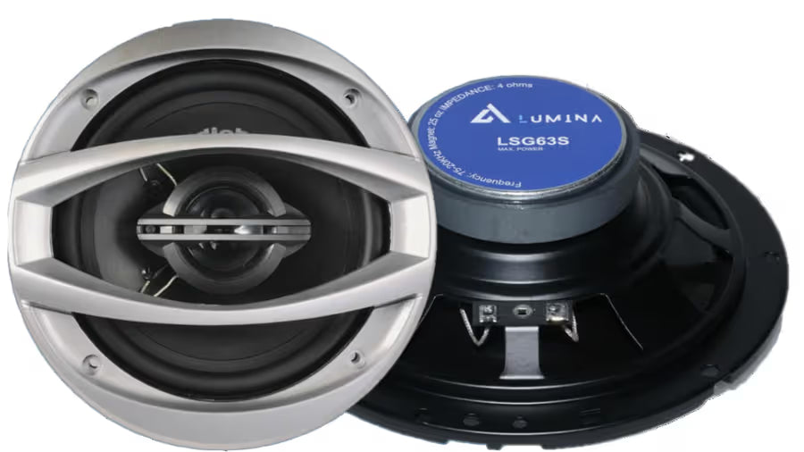 Lumina LSG63S Pro Series 6.5" 3-Way 600W Speakers