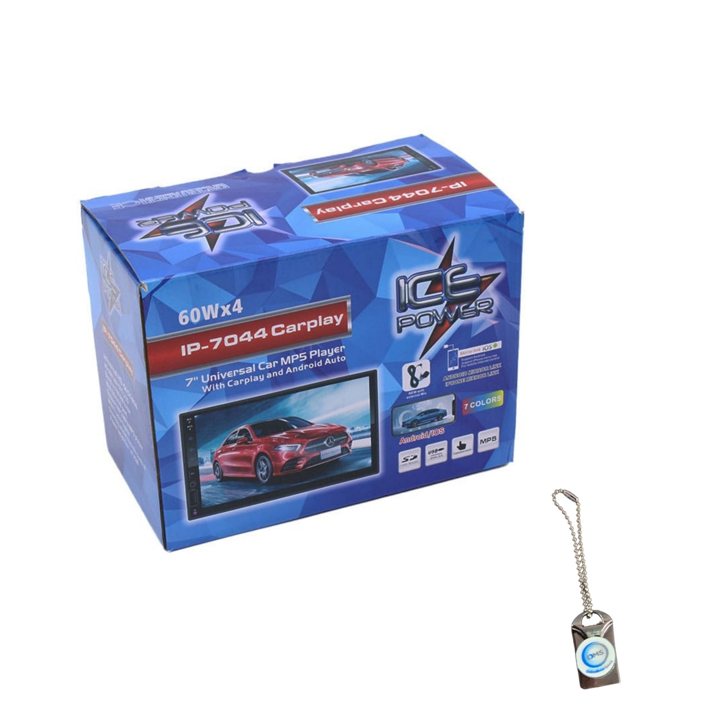 Ice Power 7" Universal Car MP5 Player IP-7044 Carplay + OMS USB
