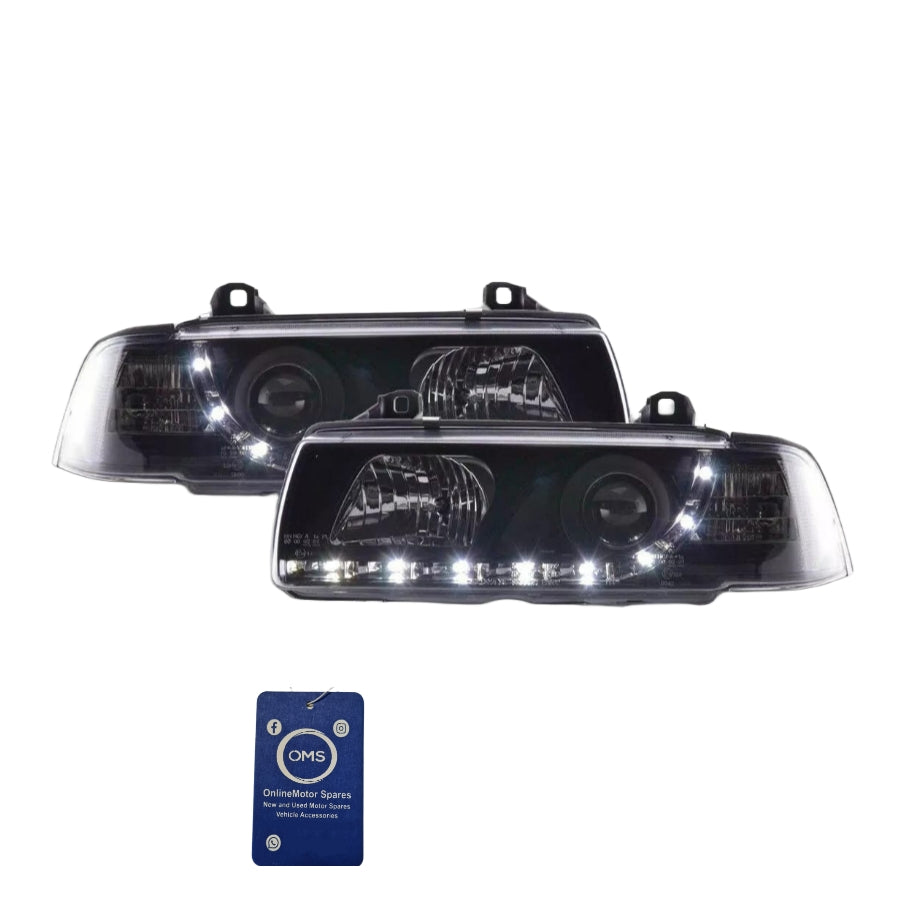 Bmw E36 3 Series DRL Headlights + Oms Air Freshener