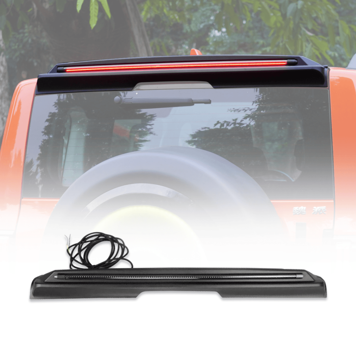 GWM Tank 300 (24-on) Roof Spoiler with light