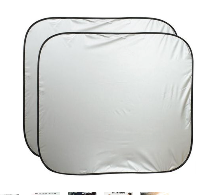 2Piece Front Windowshiled Sun Shade NG-160