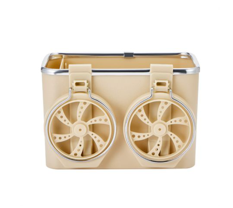 Car Armrest Box & Paper Towel Box with Cup Holder