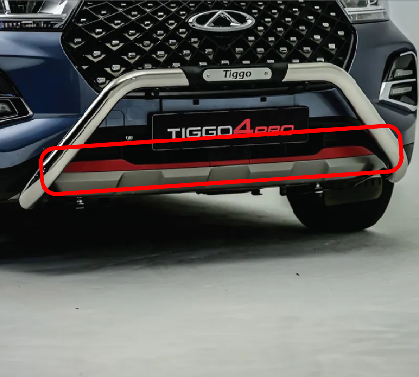 Cherry Tiggo 4 Pro (21+) Front Bumper Red Moulding 3 Pc
