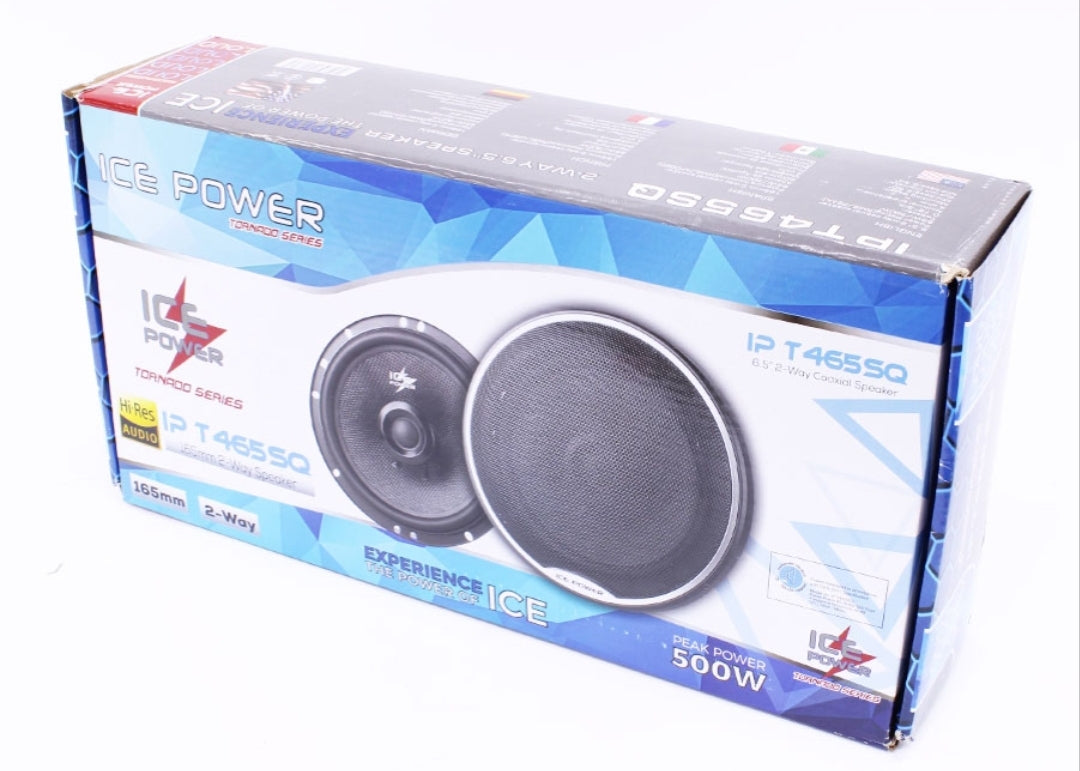 Ice Power IP-T465SQ 500 Watt 2 Way Speaker Tornado Series