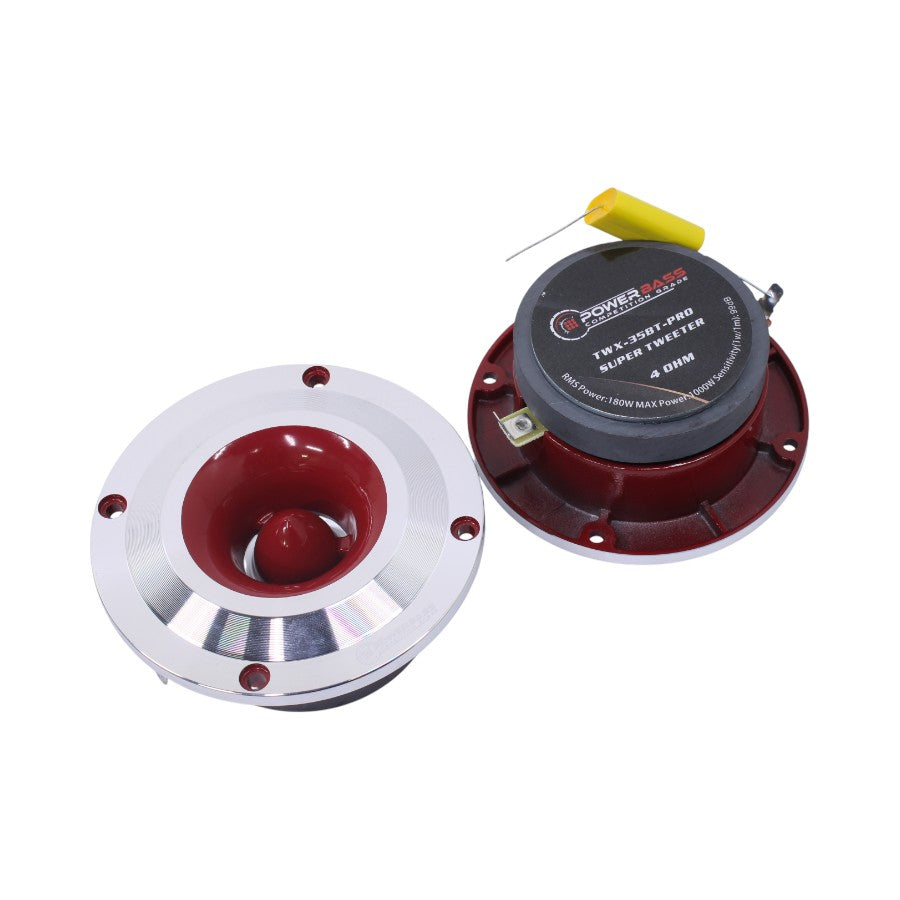 Powerbass TWX-35BT-PRO 3.5" 1000W Bullet Tweeters
