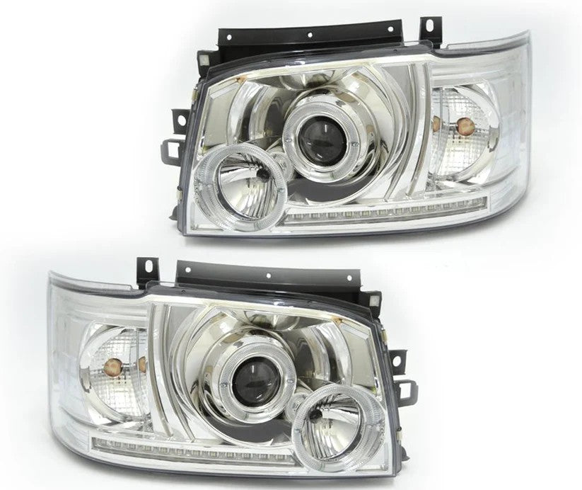 Toyota Quantum Angel Eye Headlights (Chrome)
