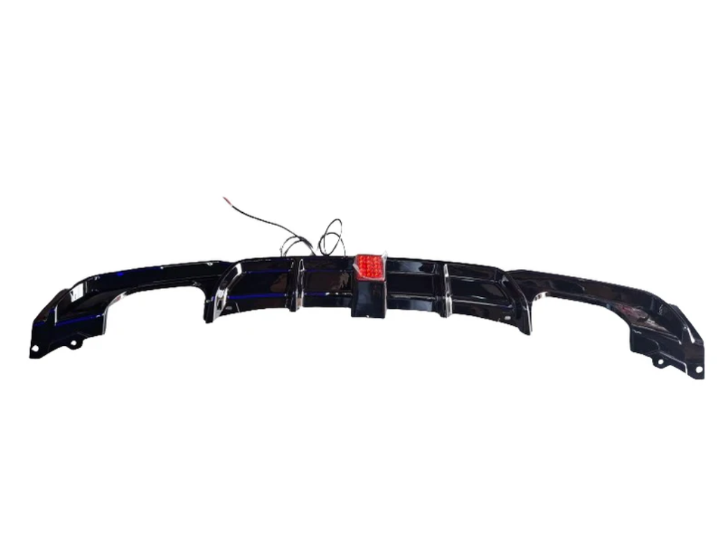 Bmw F30 Double Side/Dual Exhaust Diffuser With Brake Light 2012-2019