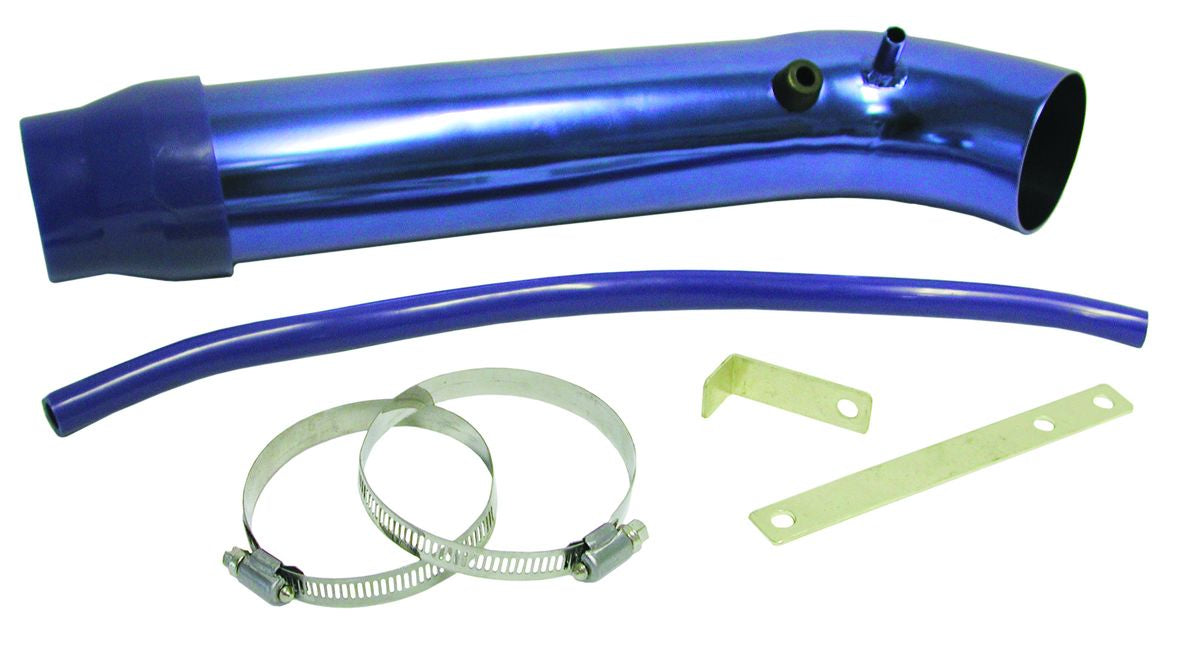 Long Bend Intake / Induction Pipe Set - 76 x 400mm - Blue