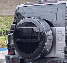Jetour T2 Black & Chrome Spare Wheel Cover