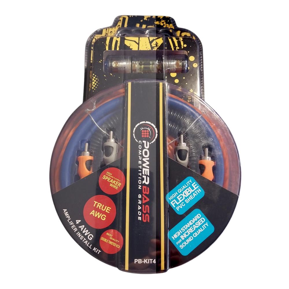 POWER BASS COMPETITION GRADE WIRING KIT 4 GAUGE