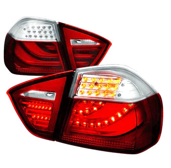 BMW 09-12 BMW E90 3 SERIES LED TAIL LIGHTS RED 4 DOOR