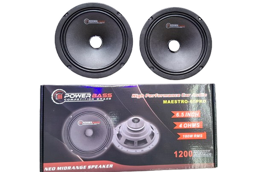 Powerbass Maestro-65PRO Neo Midrange Speaker