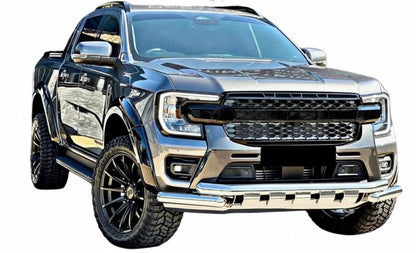 Ford Ranger T9 3 Piece Nudge Bar Vegas Style Chrome