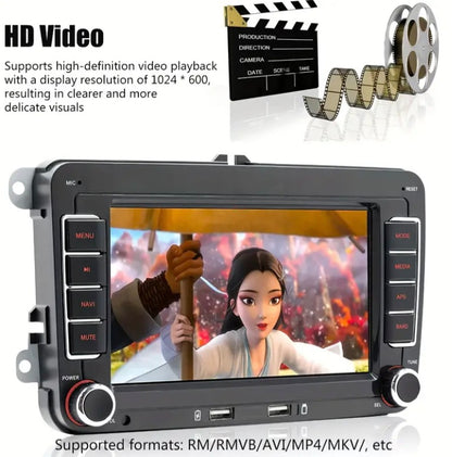 OMS VW 7 Inch Double Din Touchscreen Radio