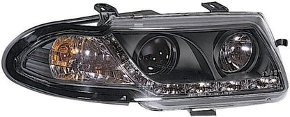 Opel Astra Headlights With DRL Black