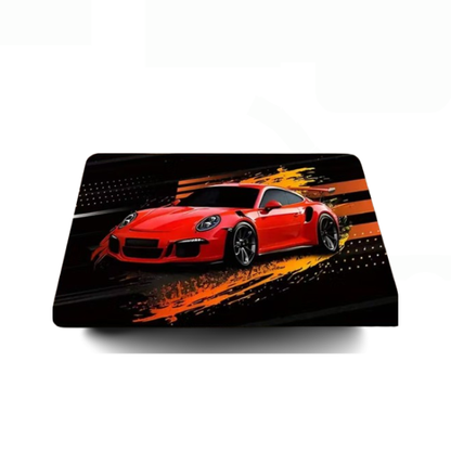 Gt3 Ultra-Soft Thickened Car Pattern Mat, Non-Slip & Machine Washable (50x80cm)