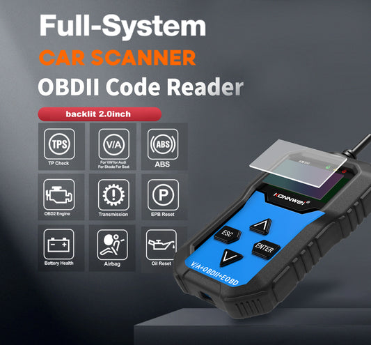 Konnwei KW350 OBD2 Full System Car Diagnostic Scanner