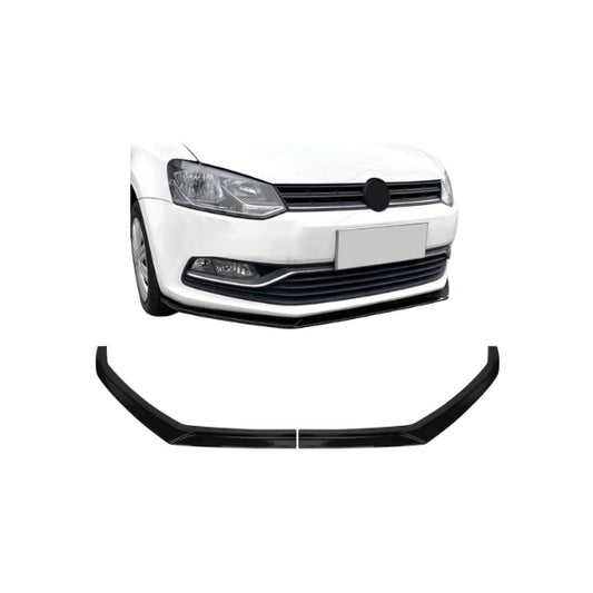 Polo 6R, 6C & Vivo 2018+ Blade Broad Front Lip 2 Pc Gloss Black