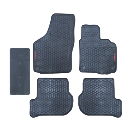 VW Golf 5/6 Latext Mats Red