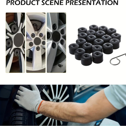 VW WHEEL NUT COVERS