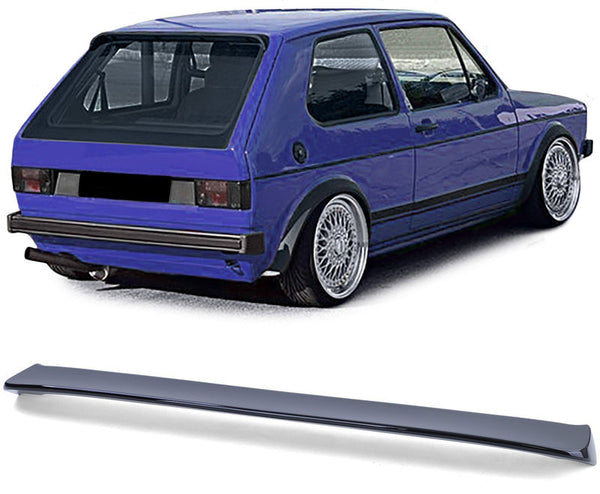GTI Look Rear roof/ door spoiler wing For VW Golf 1 Gloss black