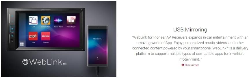 PIONEER 2 DIN DVD BT USB