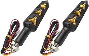 Motorcycle Flowing Turn Light Signal With DRL