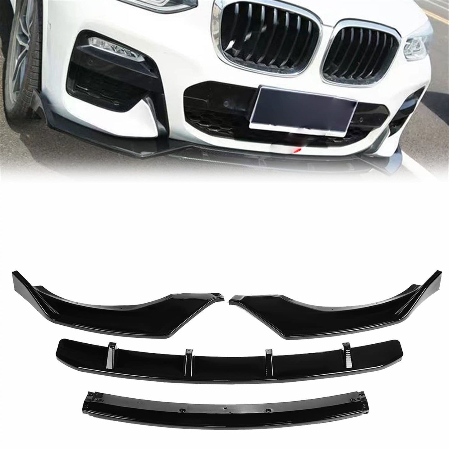 BMW G01 X3 4 PIECE FRONT LIP
