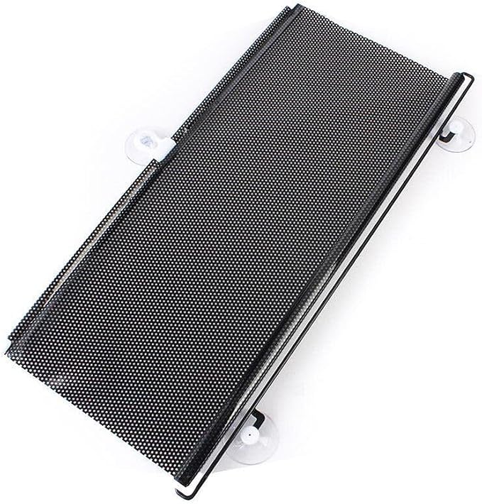 Retractable Black Roller Sun Shade For Car Windscreen Windows 50x125cm