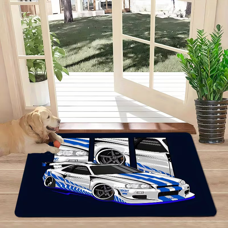 R34 GTR floor mat/rug
