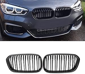 BMW F20 Gloss Black Pre Lci Double Slat Kidney Grills