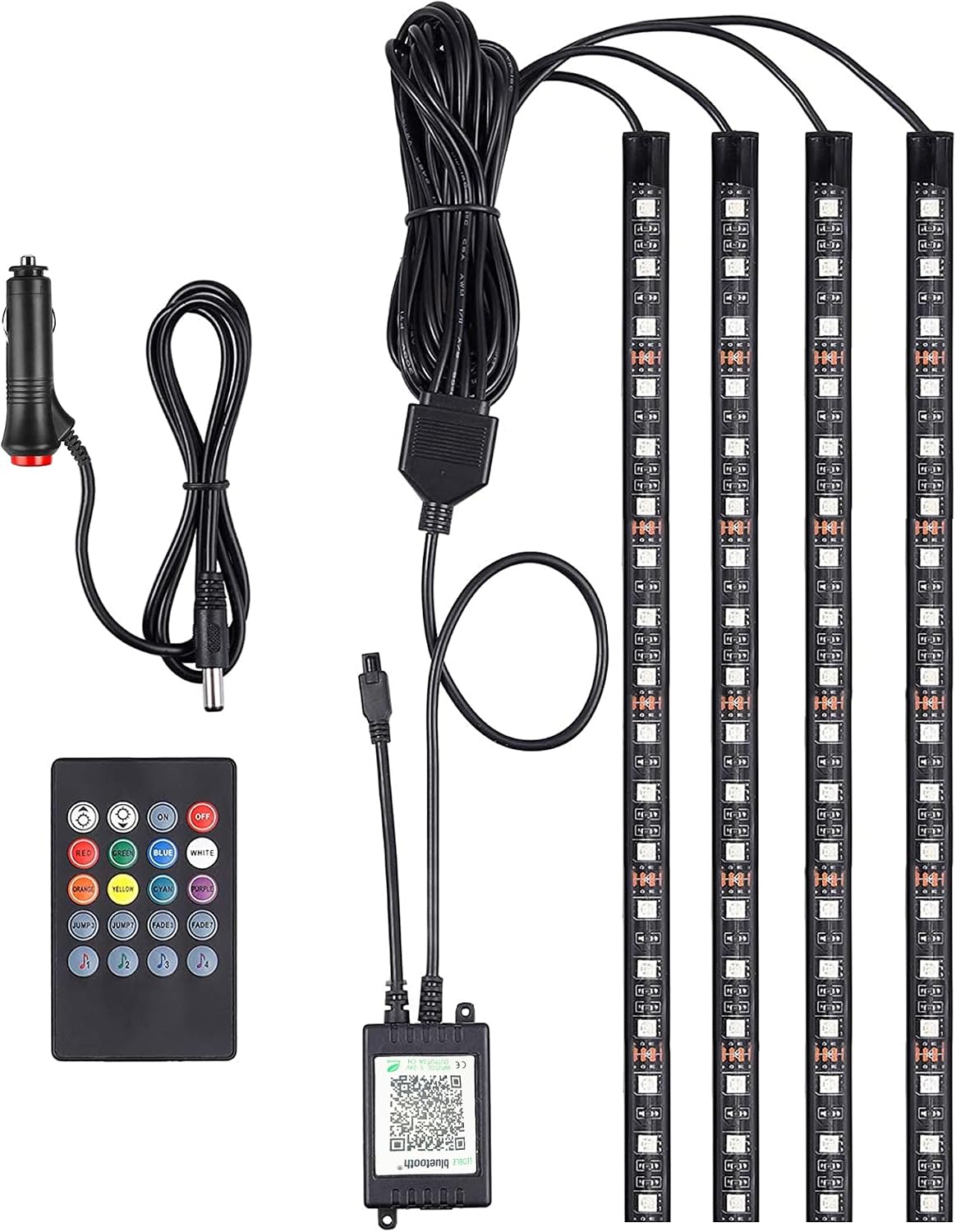 72 LED RGB Car Atmosphere Lights