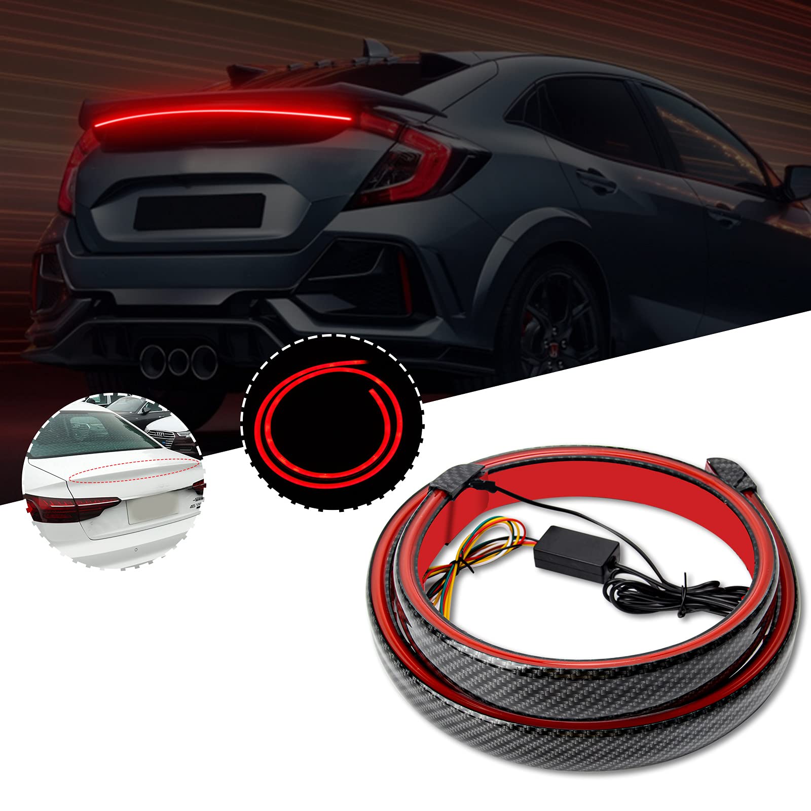 LED Universal Spoiler Rear Lip Kit – Onlinemotorspares