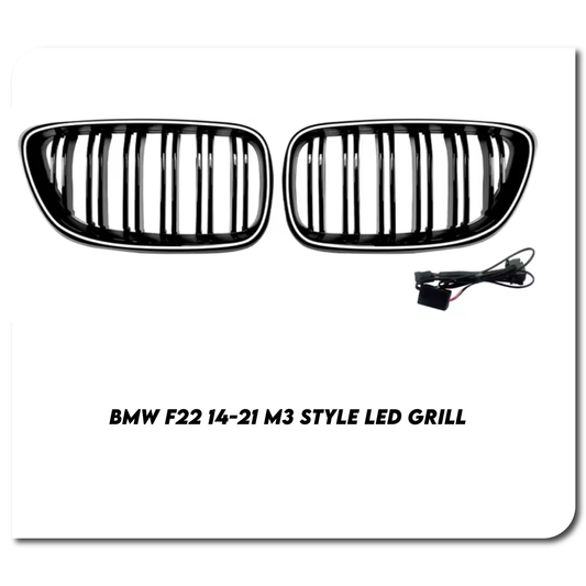 BMW F22 14-19 M3 Style Led Light Up Grill