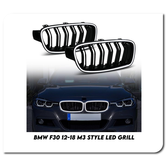 BMW F30 12-18 M3 Style LED Light Up Grill