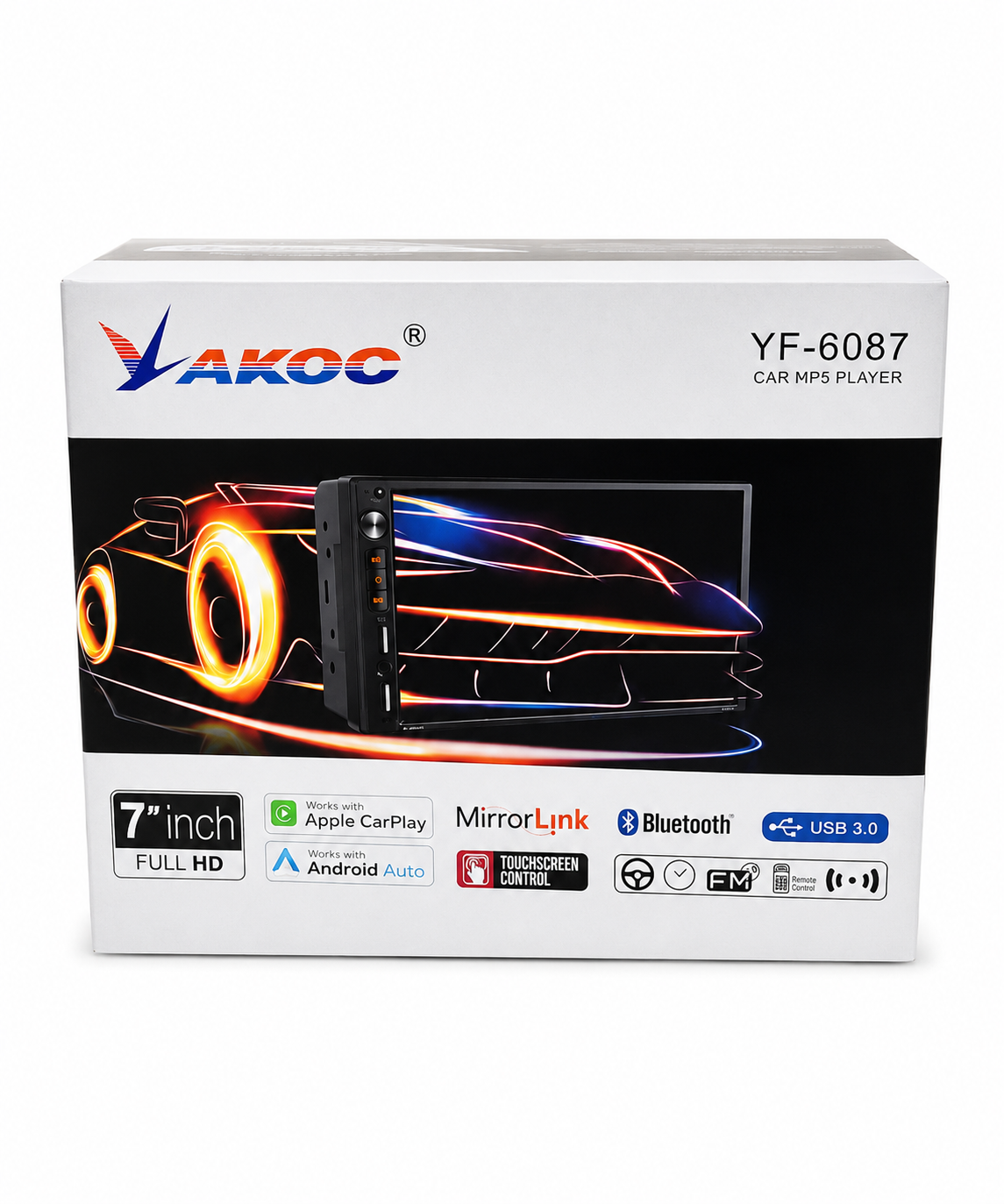 Universal 7 Inch Double Din Radio