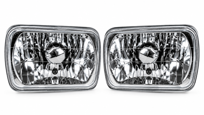 Universal 7x6 Headlight Set Clear