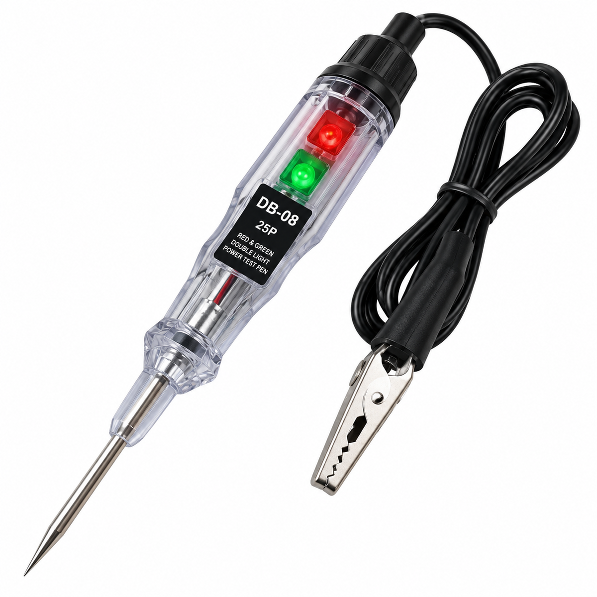 DB-08 Red and Green Double-Light Power Test Pen – 25P