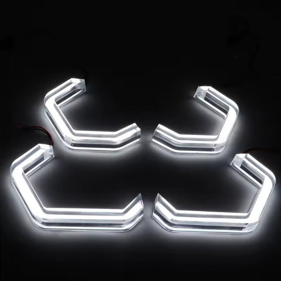 VW POLO ANGEL RINGS SET OF 4 (Polo Bujwa, Vivo, Polo 6)