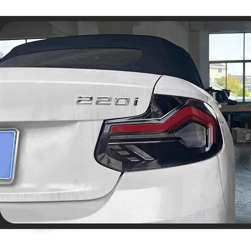 BMW F22 / F23 2-Series GTS Style Sequential Smoked Black Taillights