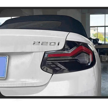 BMW F22 / F23 2-Series GTS Style Sequential Smoked Black Taillights