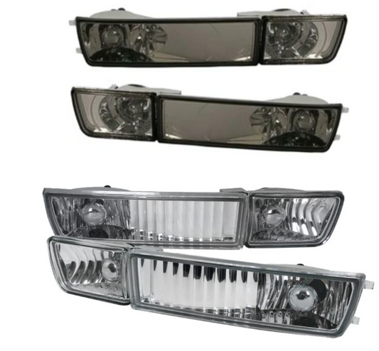 Golf Mk3 Bumper Light Kit Smoked/crystals