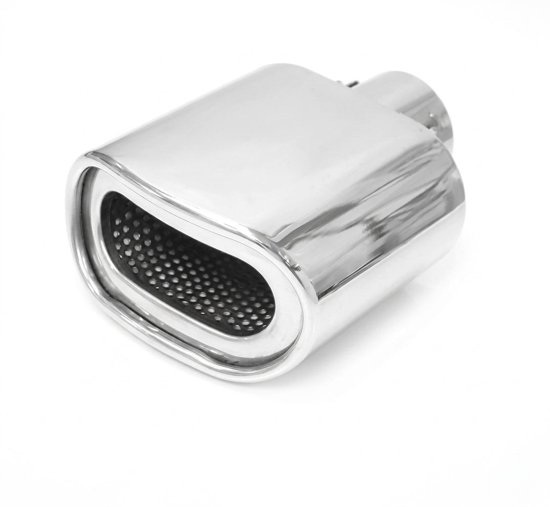 Universal Car Double Layer Chrome Exhaust Tip